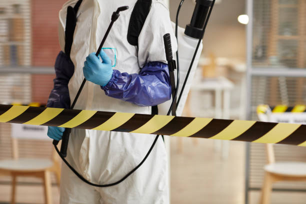Professional Biohazard technician working in Driscoll, TX